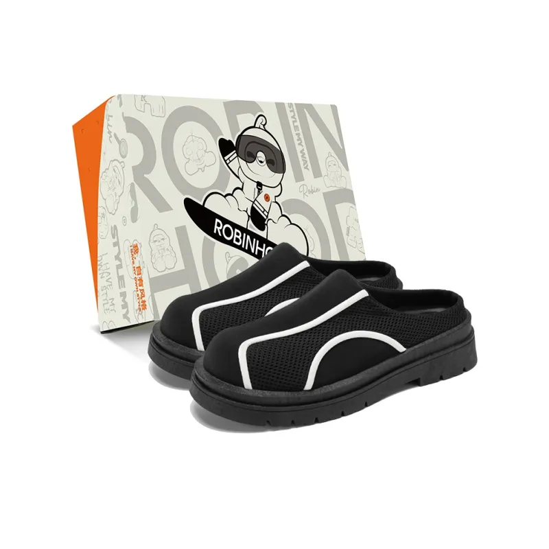 ROBINHOOD Antibacterial, Abrasion Resistant, Odor Resistant Closed Toe Slippers Men's Box Included-1