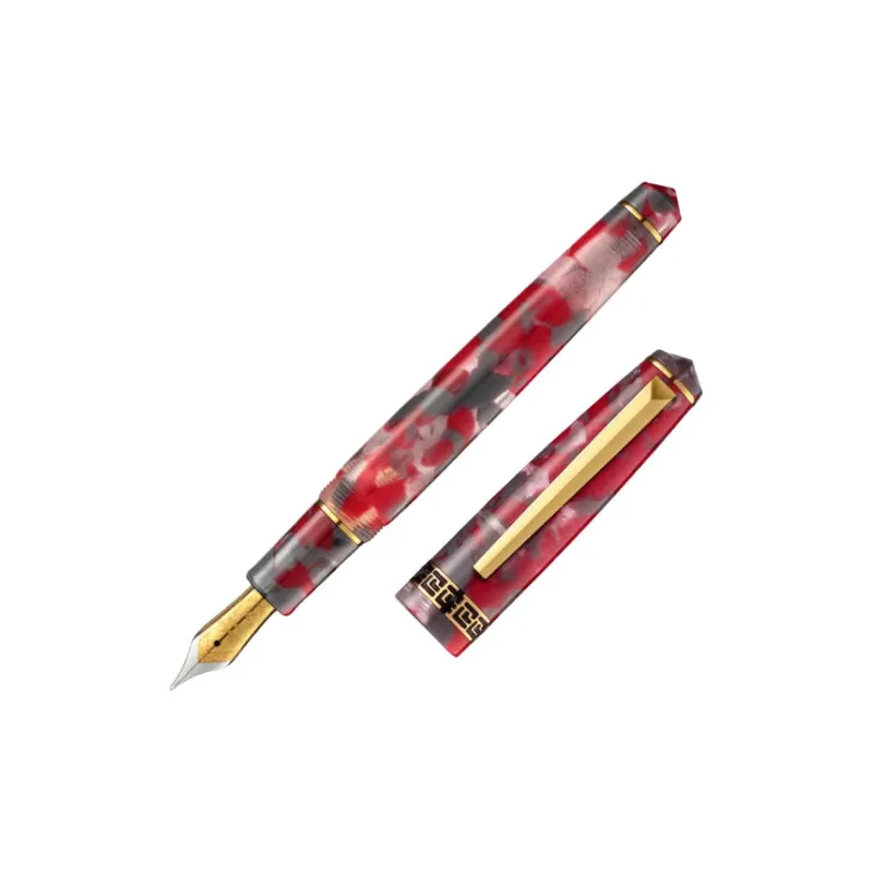 Laban ROSA Collection Signature Pen With Marble Pattern Refillable Ink Cartridge Pens-2