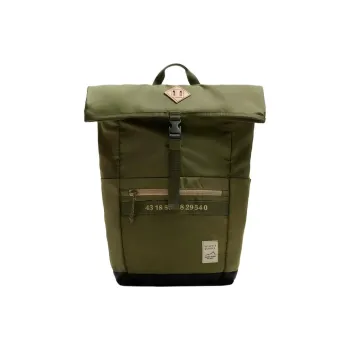 ZARA Polyester Backpack Tubas Men's Khaki Green
