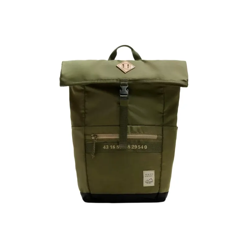 ZARA Polyester Backpack Tubas Men's Khaki Green-0