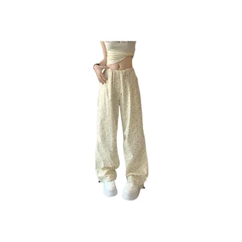 GOSO Cargo Pants Women's Ecru Floral