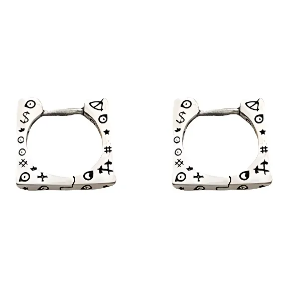 BLESSED BULLET Alloy Earrings Unisex-5