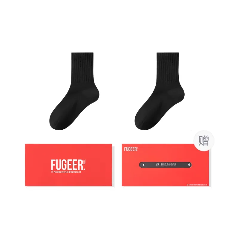 FUGEER Mid Calf Socks Women's Gift Box Combination-5