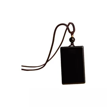 ZHIZUO Natural Obsidian Necklaces Unisex