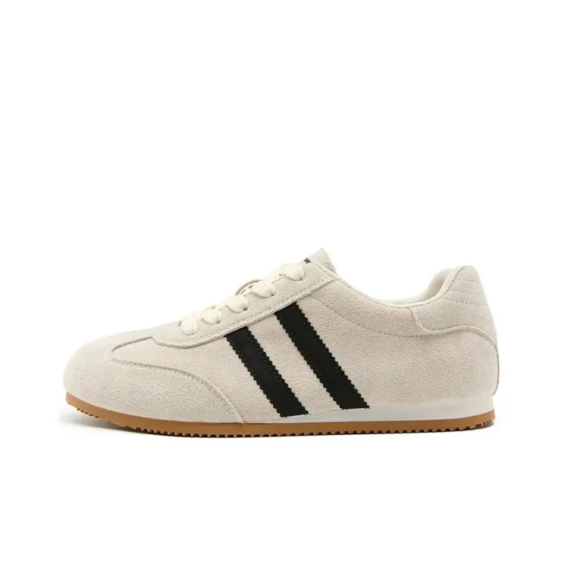 PIYOPIYO Low Top Skateboard Shoes Women's Beige-0