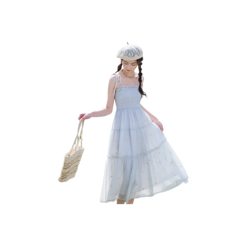 ZIHAN Slip Dresses Women's-5