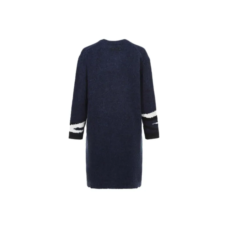 KENZO Long Sleeved Dresses Women's Navy-1