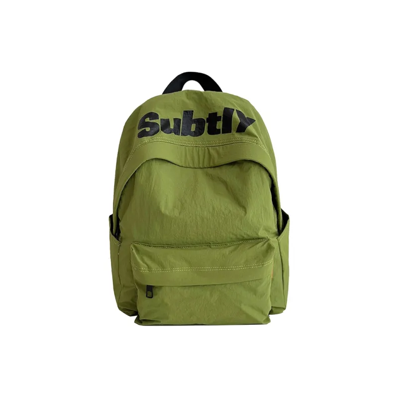 Alcohol Dragon Nylon Backpack Regular Women's Purple/White/Red/Black/Green/Orange-28