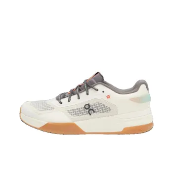 On Anti Slip Wear Resistant Low Top Tennis Shoes Men's White Gray Brown