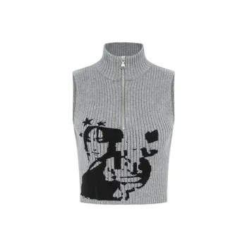DOKZB Tank Tops Women's Gray