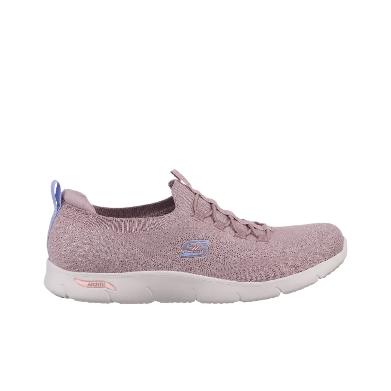 Skechers ARCH FIT REFINE Low Top Casual Shoes Women's Pink-1