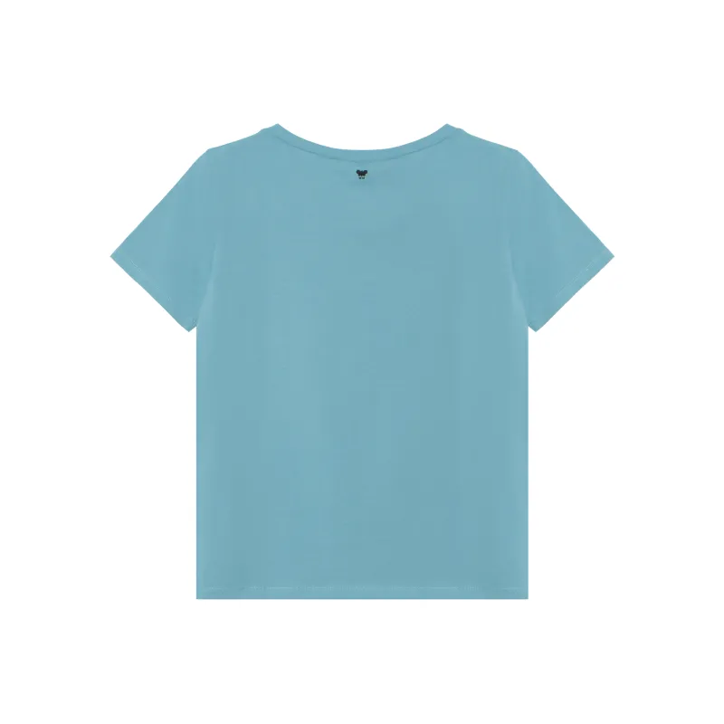 WEEKEND MaxMara T Shirts Women's Haze Blue-1