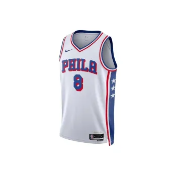 Nike x NBA Philadelphia 76ers Dri Fit Basketball Jersey Unisex White