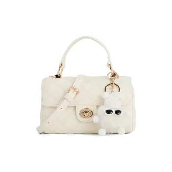 JACD PU Handbag, Crossbody Bag Women's Pink/Yellow