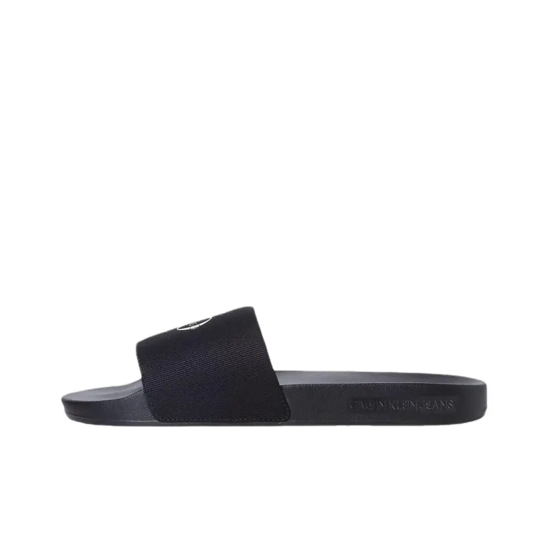CKJ CALVIN KLEIN JEANS Slip Resistant Slide Slippers Men's Black-0