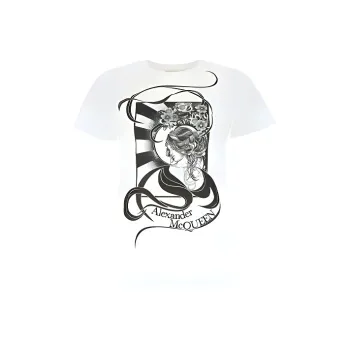 Alexander McQueen T Shirts Women's White
