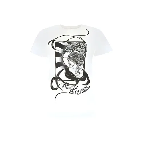 Alexander McQueen T Shirts Women's White