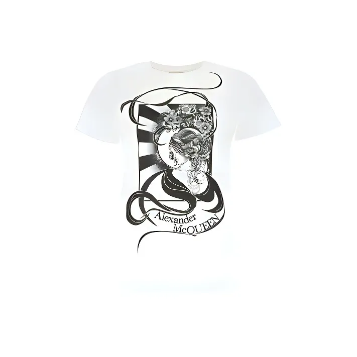 Alexander McQueen T Shirts Women's White-0