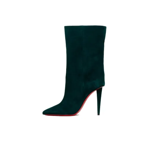 CL Astrilarge Booty Ankle Boots 10cm Women's Forest Green