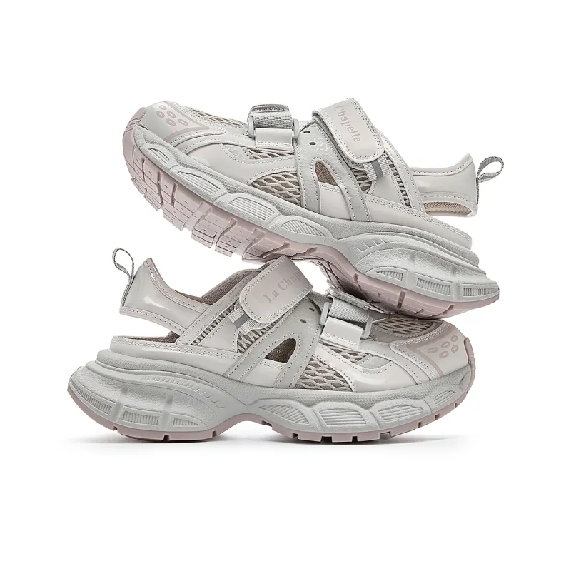 La Chapelle Low Top Chunky Sneakers Women's Pink-3