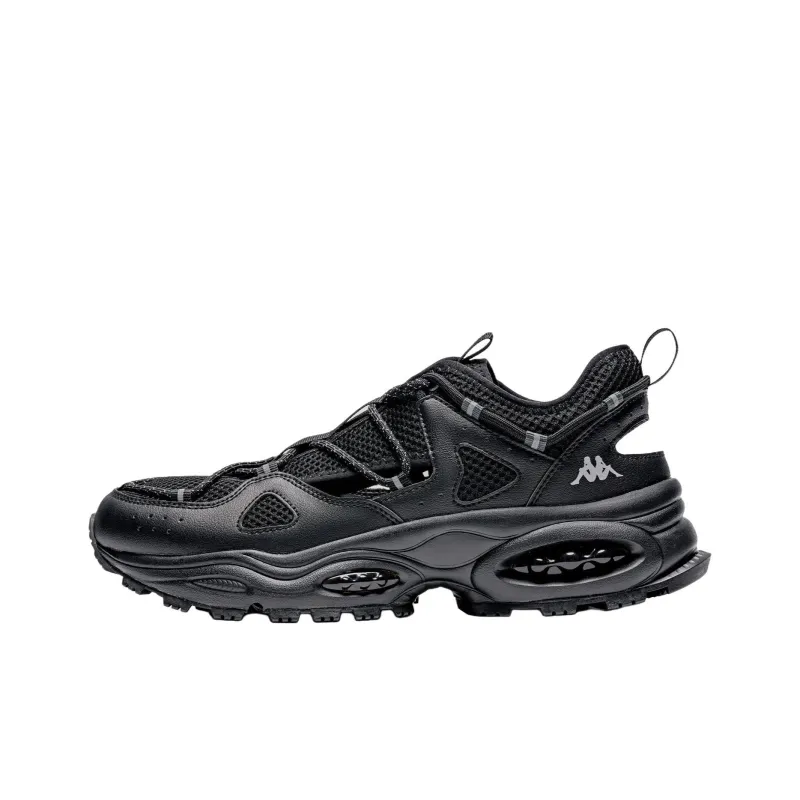 Kappa Slip Resistant Breathable Grip Support River Trekking Shoes Unisex Black-0