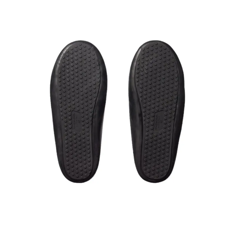 Balenciaga Closed Toe Slippers Men's Black-6