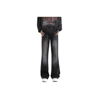 IJRJ Jeans Unisex Black Gray