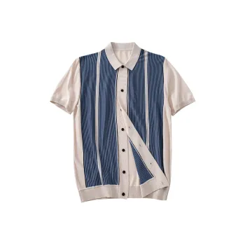 SOARIN YUPPIE Knitwear Men Majestic Blue Stripes