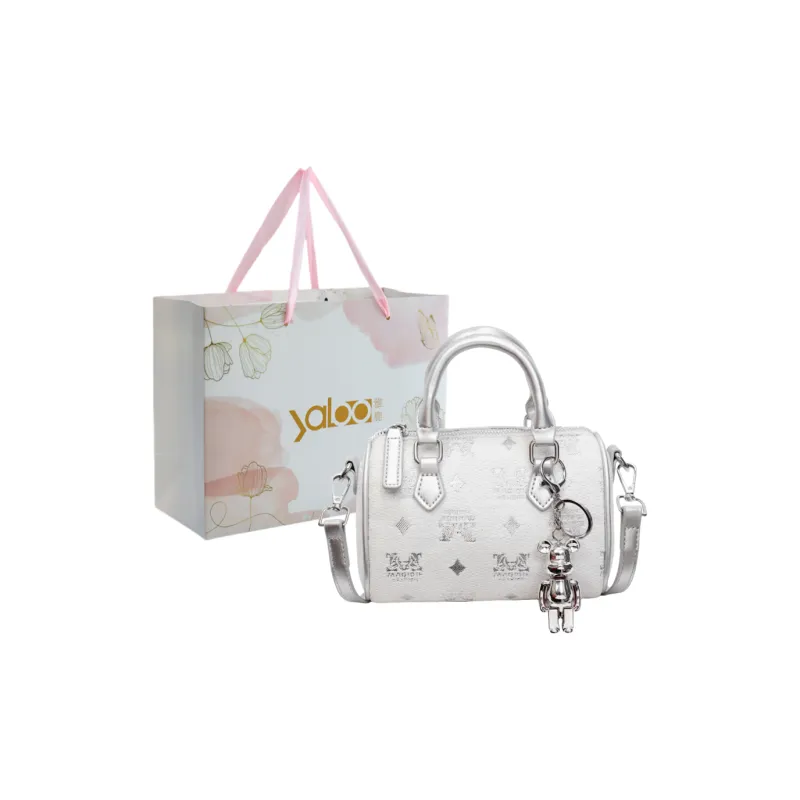 Yalu Polyester Shoulder Bag, Crossbody Bag, Handbag Regular Unisex Ecru-1