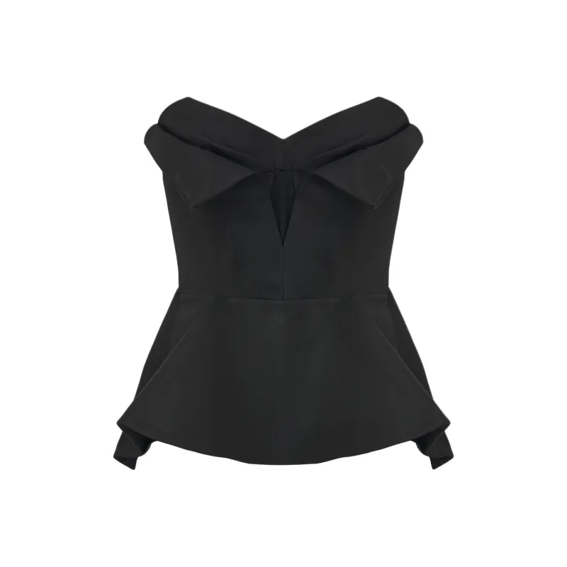 Alexander McQueen Strapless Top Women's Black-0