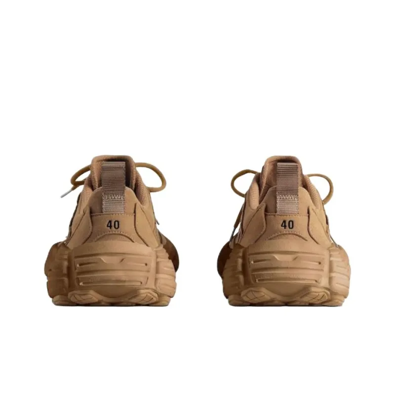 Balenciaga Monday Low Top Chunky Sneakers Men's Brown-5