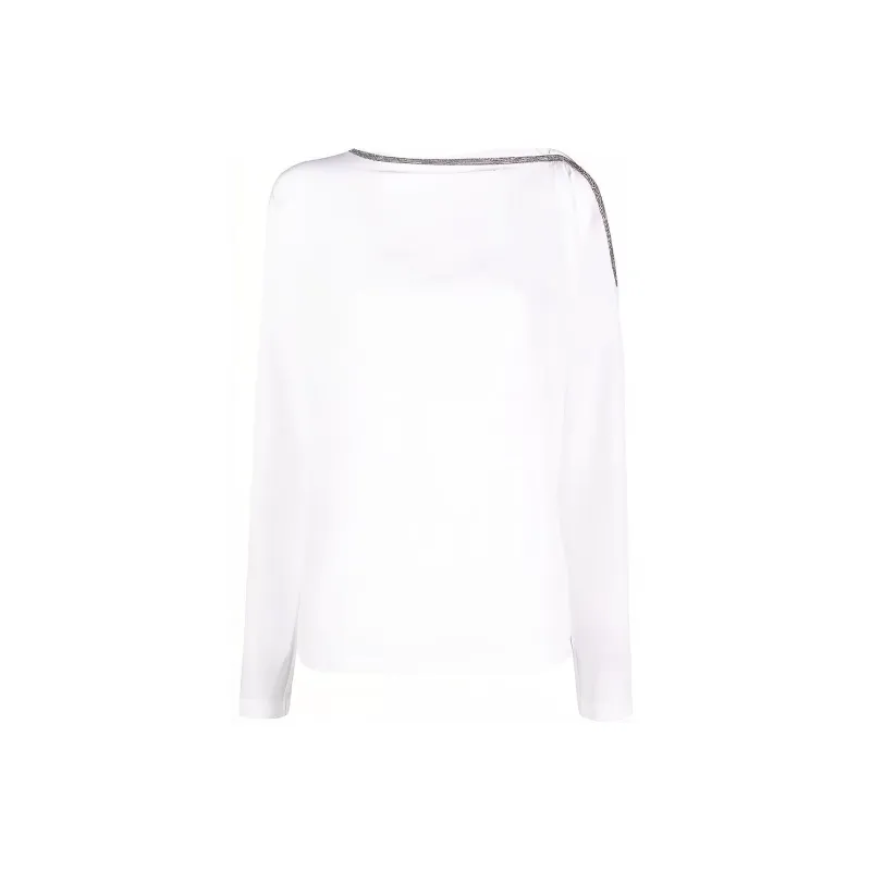 Brunello Cucinelli Cold shoulder Blouse-0