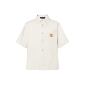 LOUIS VUITTON Silk Blend Short Sleeved Shirt