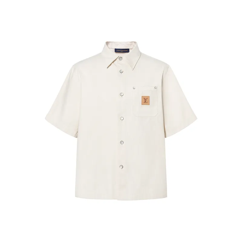 LOUIS VUITTON Silk Blend Short Sleeved Shirt-0