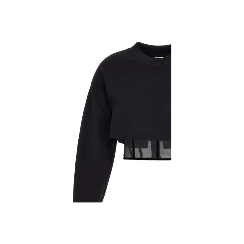 Alexander McQueen FW22 Crop Top Women's Black-4