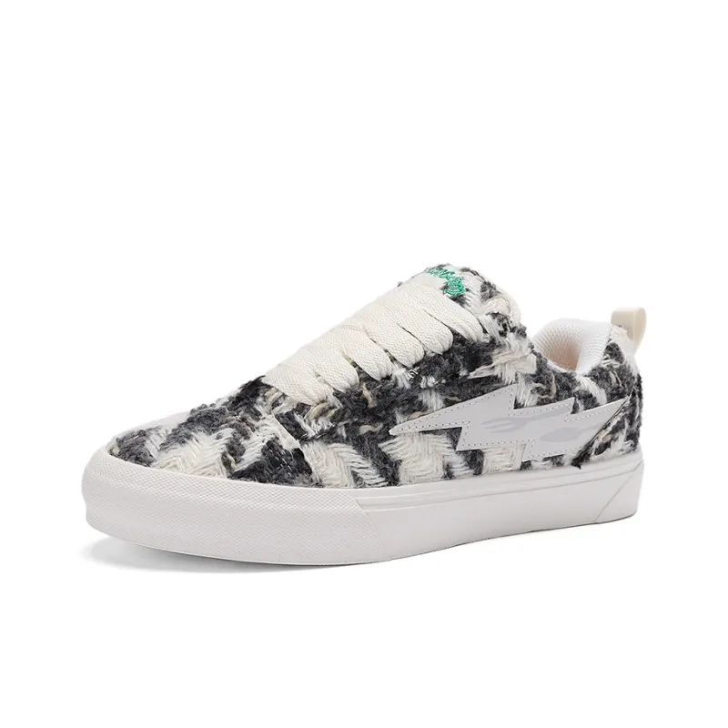 Faterri Non slip Lightweight Low Top Coverage Height Increasing Skateboard Shoes Unisex-2