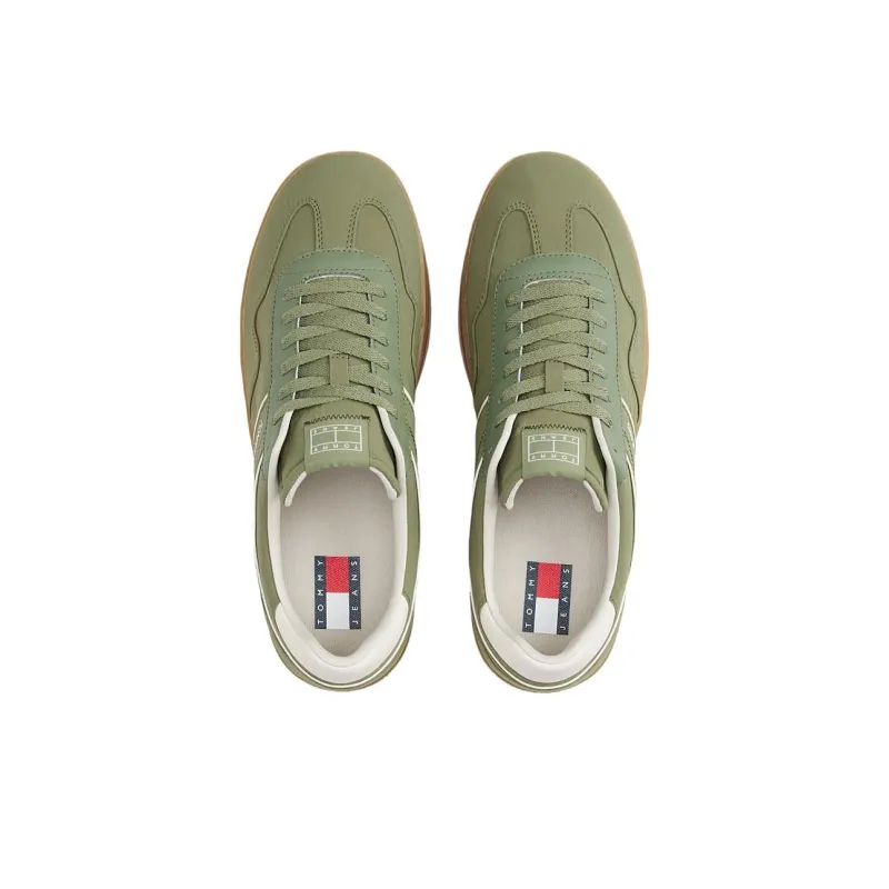 Tommy Hilfiger Trainers Low Top Skateboard Shoes Men's Green-3