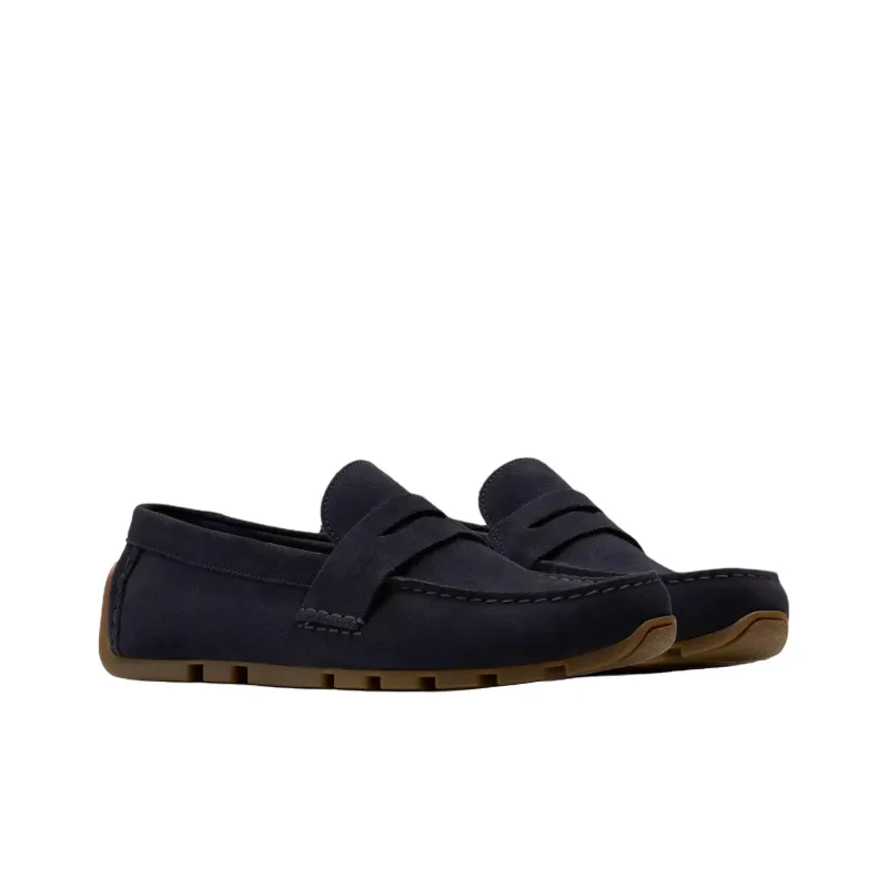 Clarks Corsley Bar Loafers Men's Marine Blue-2