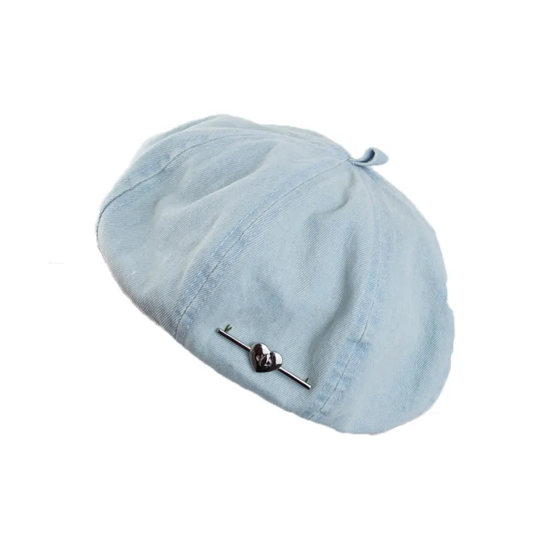 Yi Bu Kang Denim Berets Women's-0
