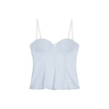 ZARA Camisoles Women's Blue/White