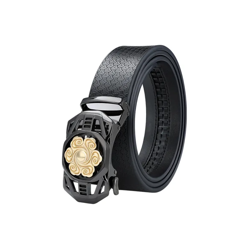 MILLIE'S Cow Split Leather Belts Men's 3.4cm-0