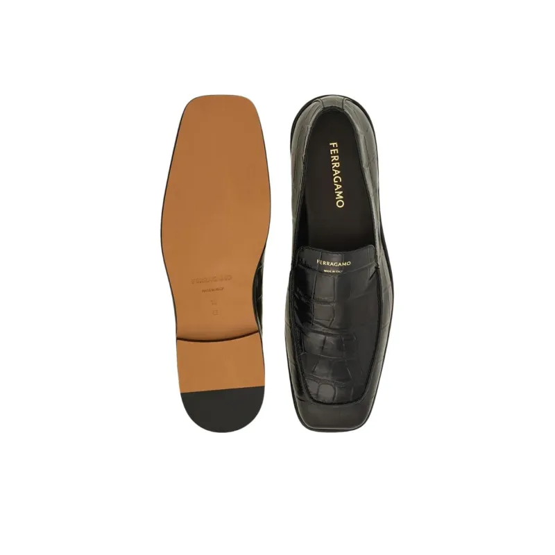 FERRAGAMO Casual Shoes Men's Black-4