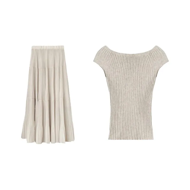 ABBY GODDESS Two Piece Skirt Sets Women's-1