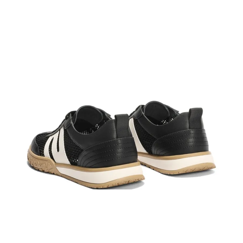 BELLE Casual Shoes Men Low Top Black/White, White-3