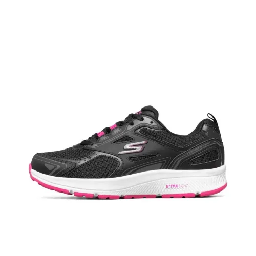 Skechers Go Run Consistent Low Top Running Shoes Women's Black