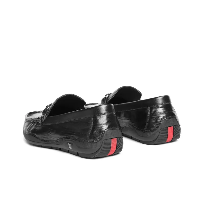 BELLE Men's Casual Shoes Men Low Top Black-3