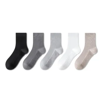 LUOLIAN Mid Calf Socks Men's 5 Pack