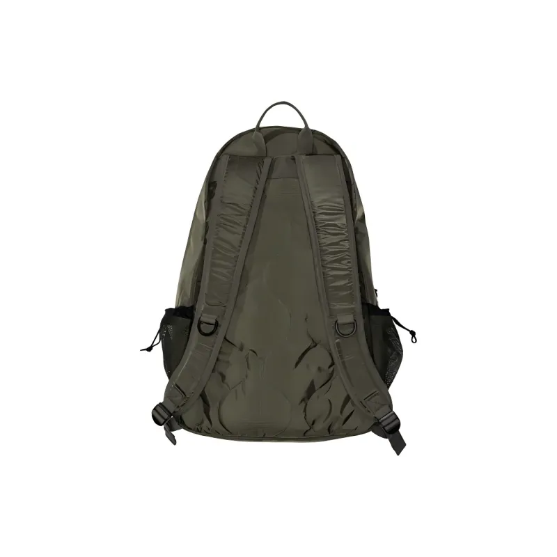 UNDEFEATED Polyamide Backpack Unisex Black/Tan Green-5