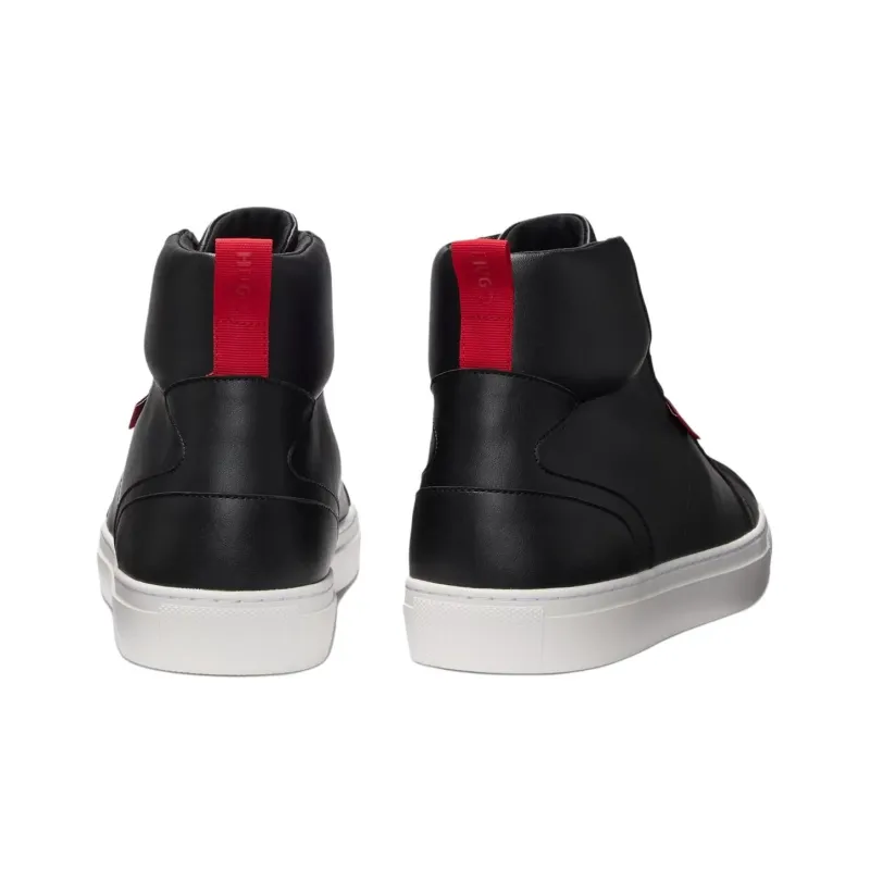 HUGO BOSS High Top Skateboard Shoes Men's Black-3