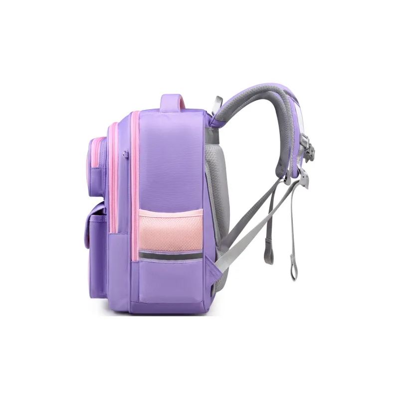 EDISON Repellent Oxford Cloth Backpack Student Backpack Kids' Royal Blue/Sky Blue/Pink/Purple-14